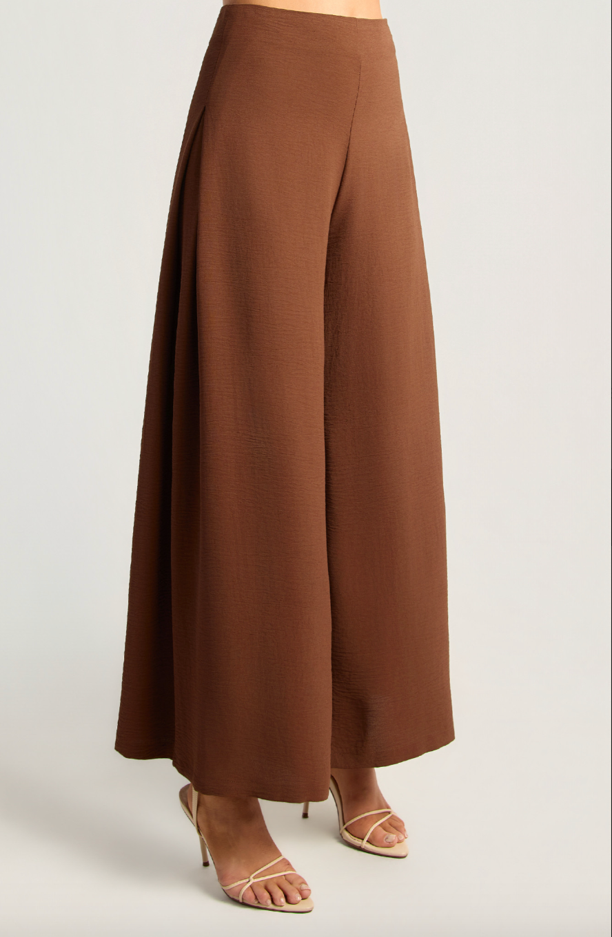 Wide leg Dress Pants - Chocolate