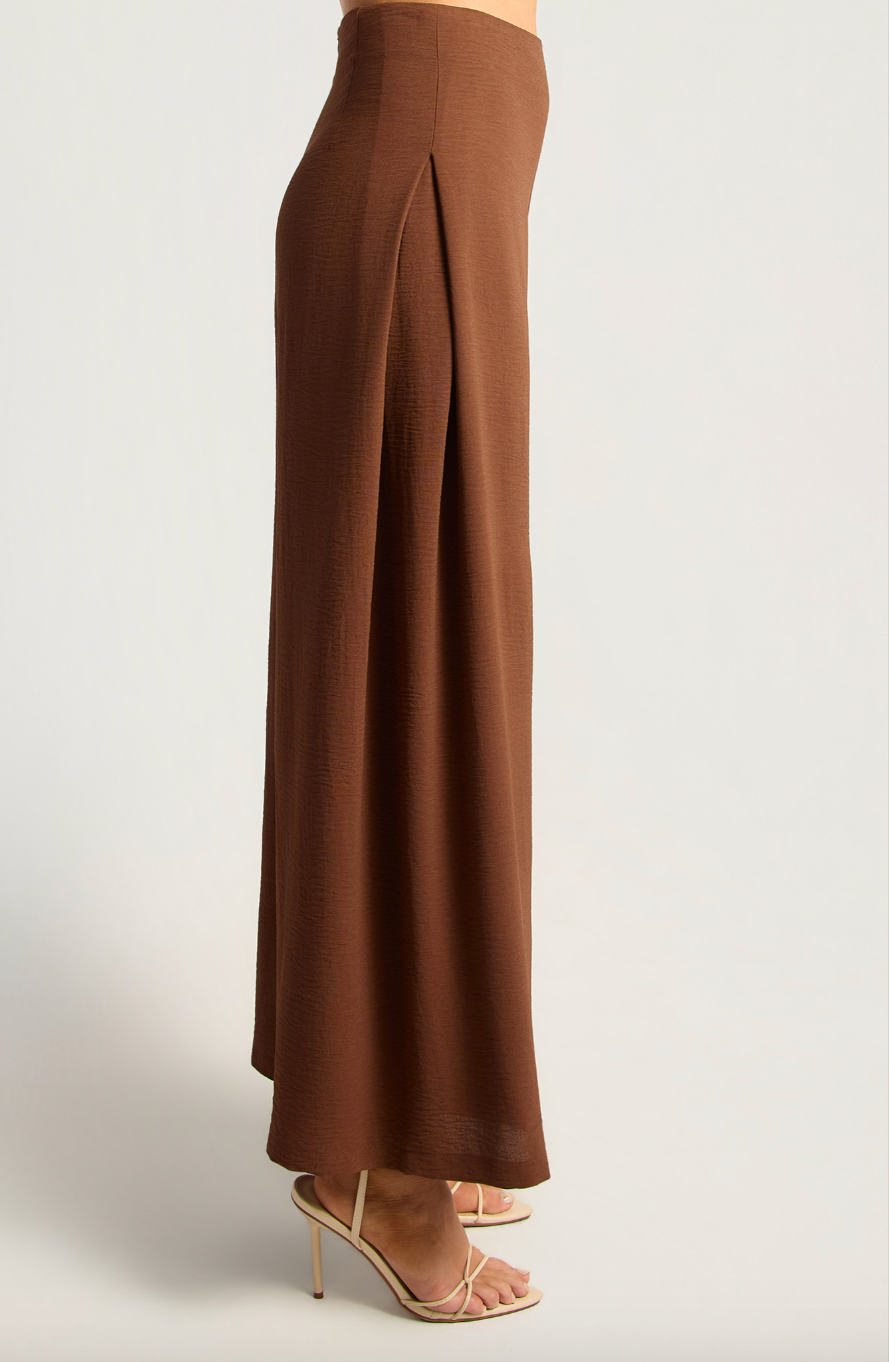 Wide leg Dress Pants - Chocolate