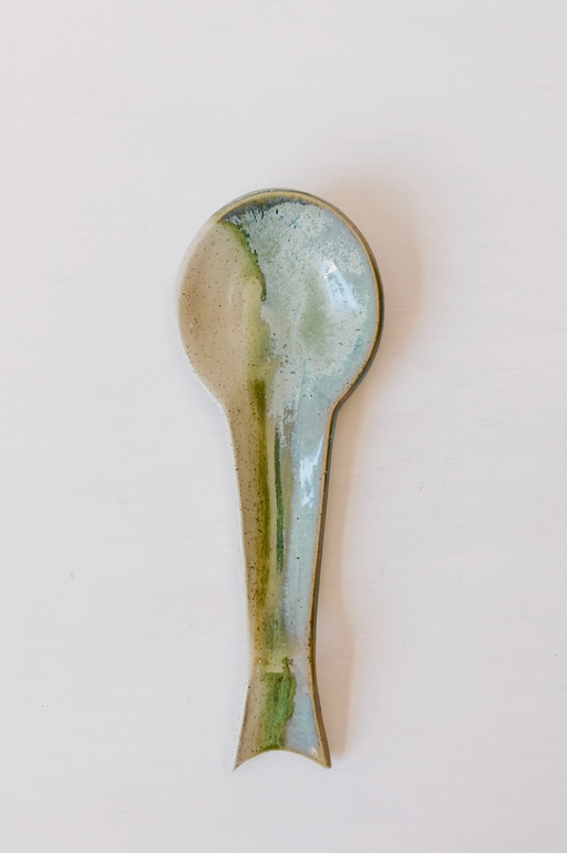 Woodfolk Natural Accessories - Ceramic Spoon holder - Eucalyptus