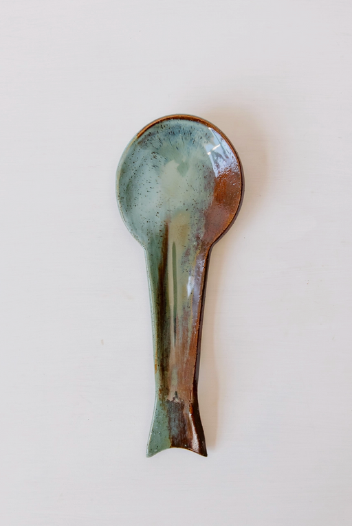 Woodfolk Natural Accessories - Ceramic Spoon holder - Forrest