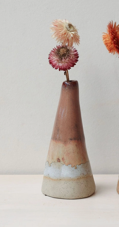Woodfolk Natural Accessories - Mountain Vase - reddish