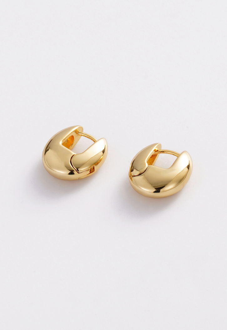 Zafino 18K Gold Plated Carrie Medium Hoop