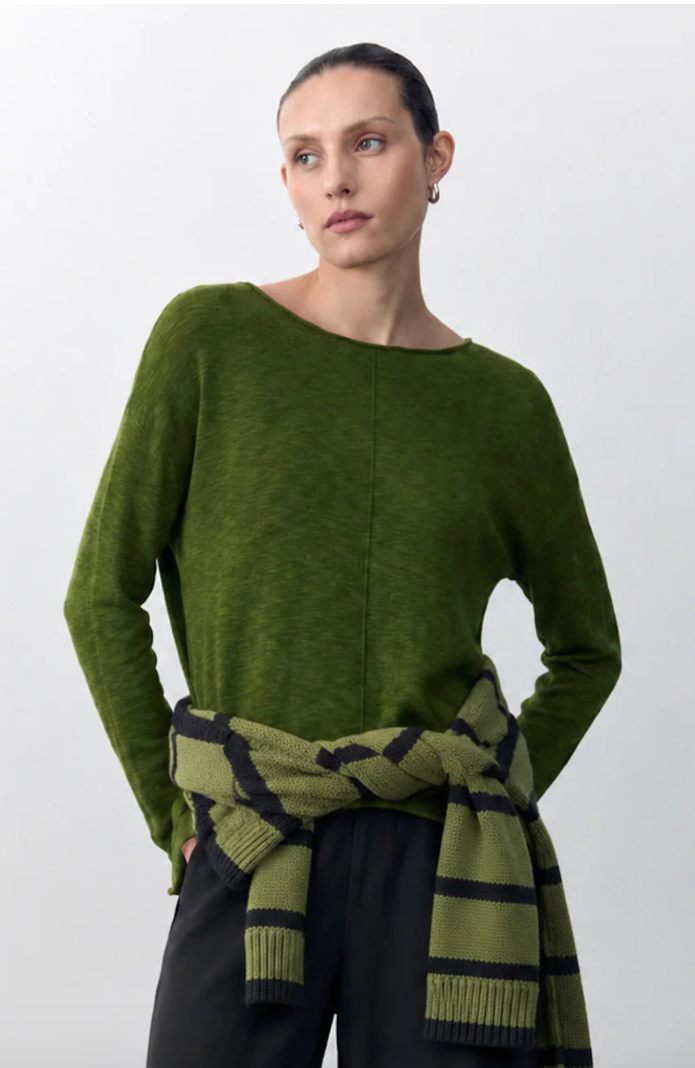 Little Lies Sacha Knit - Forrest Green