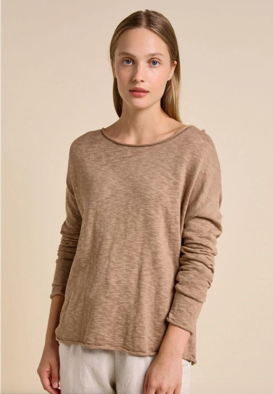Little Lies Nellie Knit - Taupe