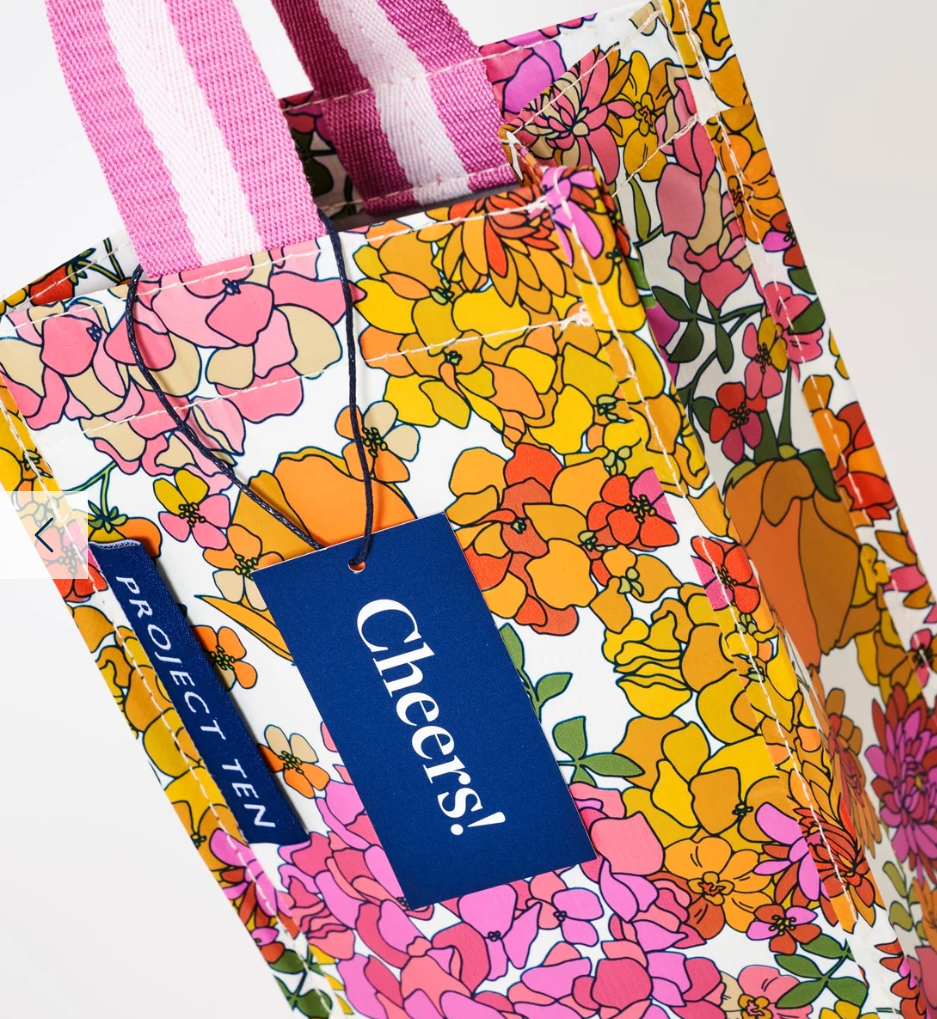 Project Ten Insulated Wine bag - Hydrangea