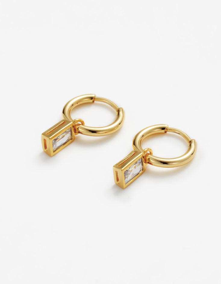 Zafino 18K Gold Plated Harlow Small Hoop