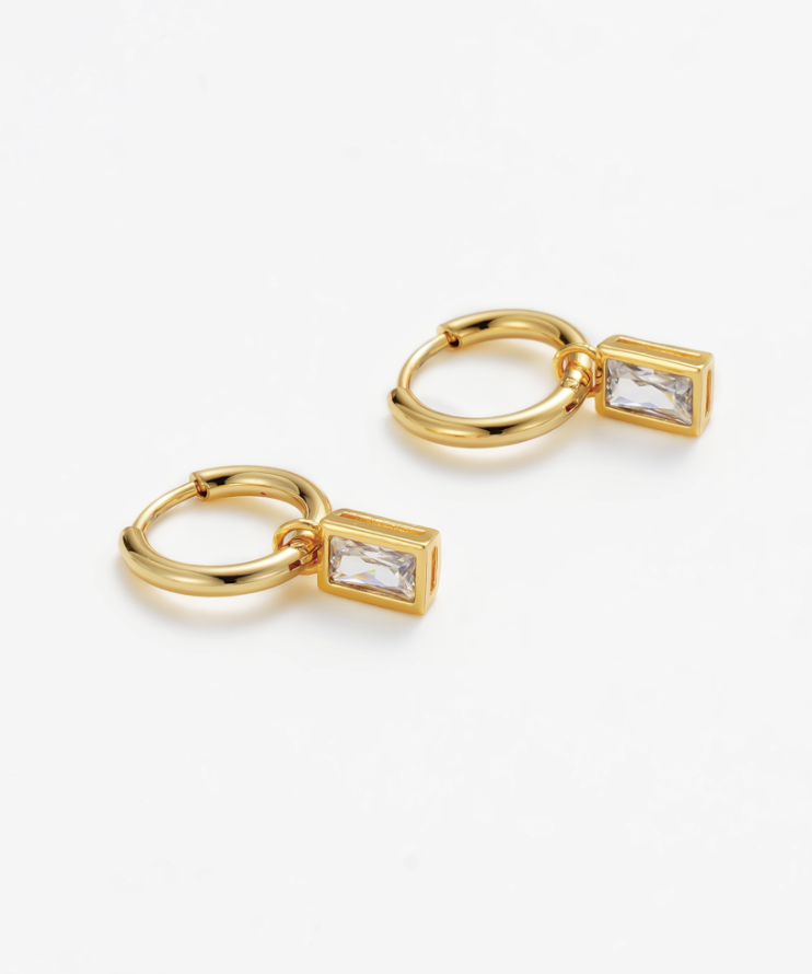 Zafino 18K Gold Plated Harlow Small Hoop