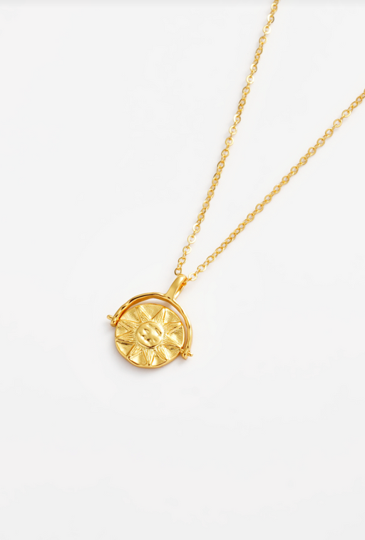 Zafino 18K Gold Plated Luna Pendant Necklace