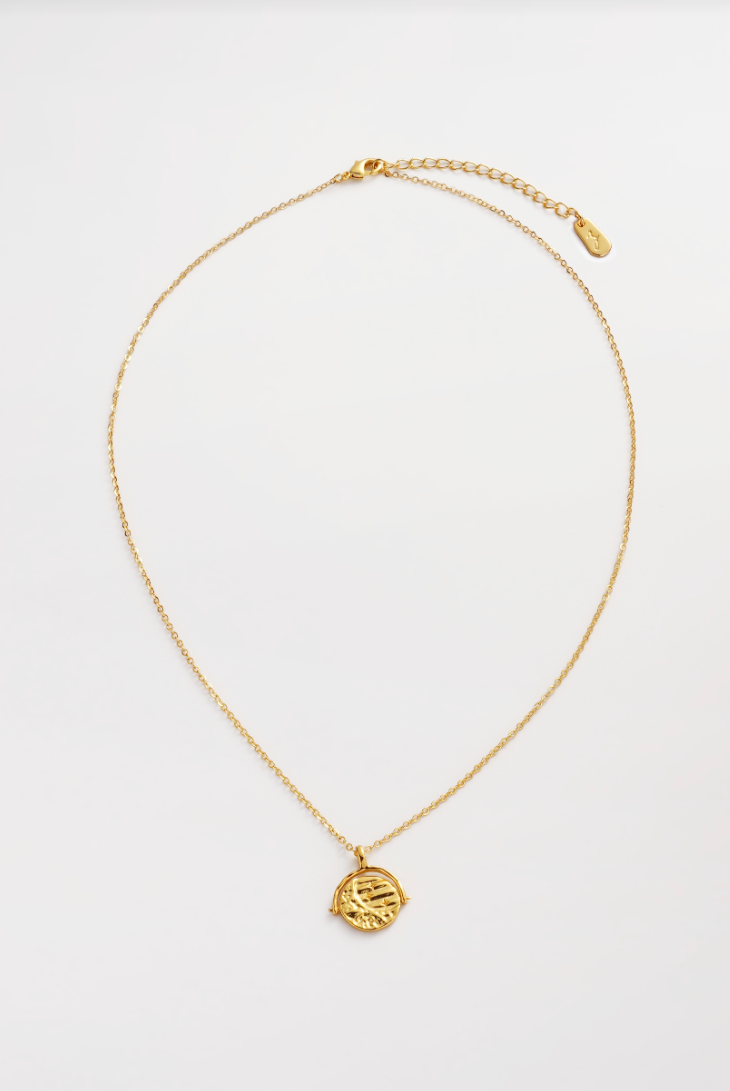 Zafino 18K Gold Plated Luna Pendant Necklace