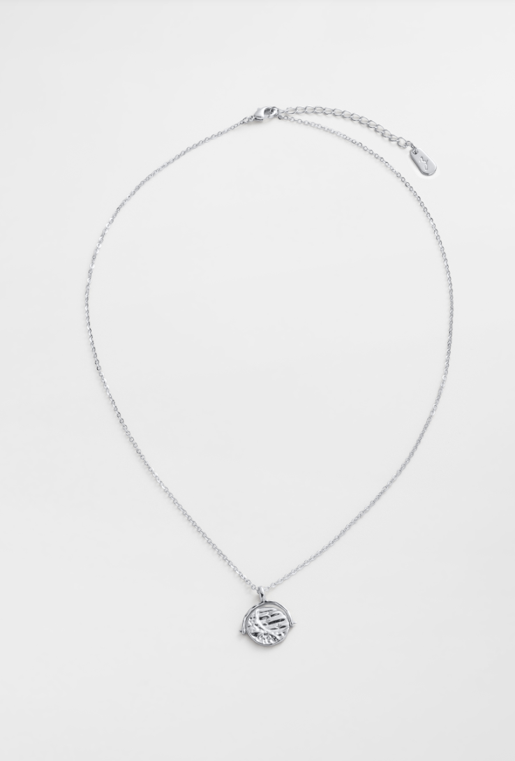 Zafino Silver Plated Luna Pendant Necklace