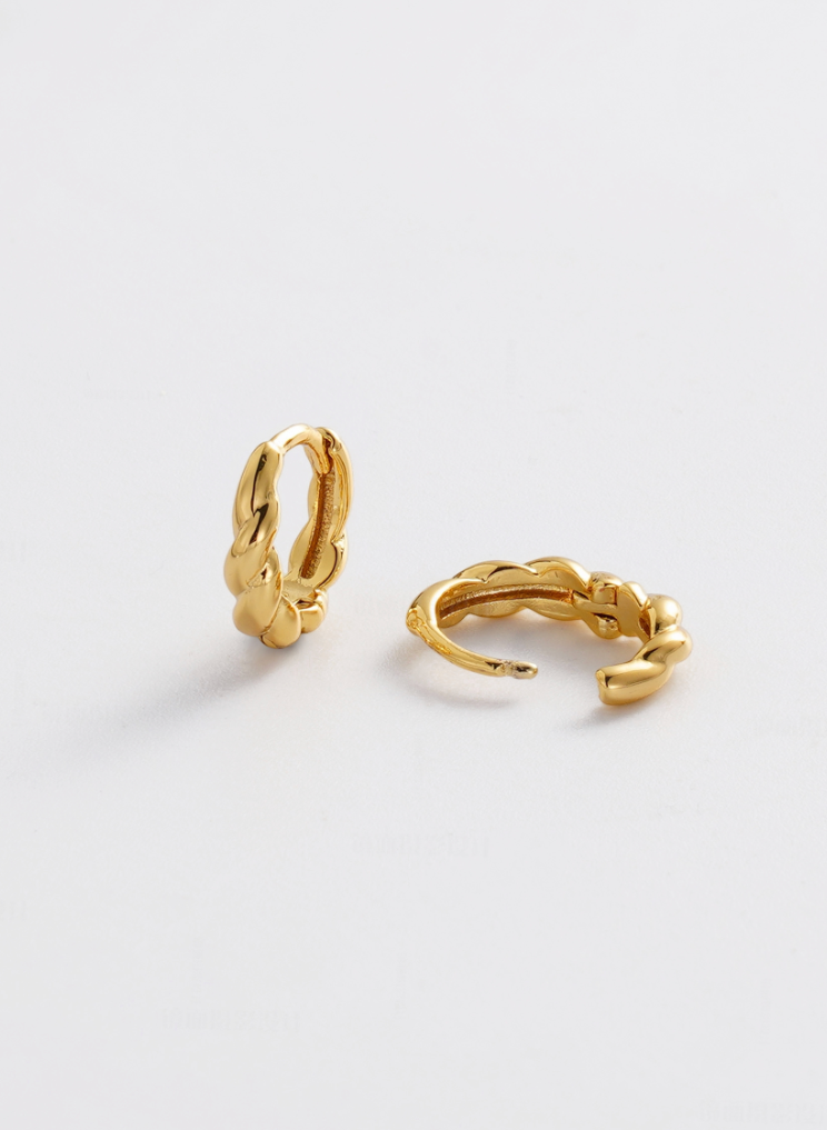 Zafino 18K Gold Plated Marley Hoop