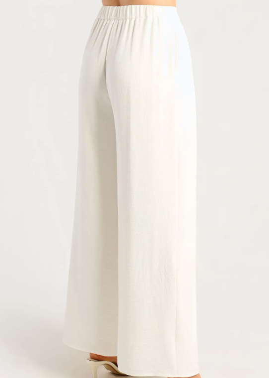 Pleated Dress Pants - White