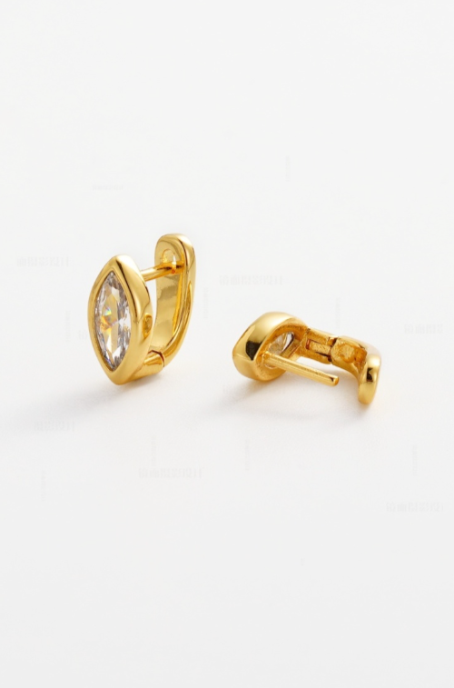 Zafino 18K Gold Plated Eden Huggie