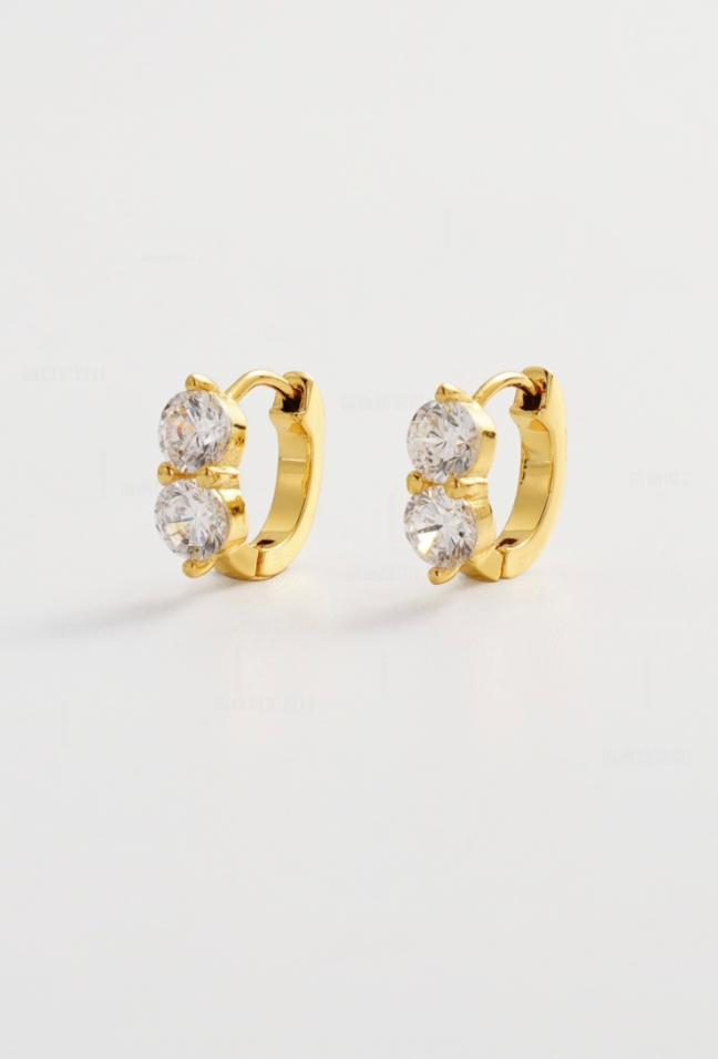 Zafino 18K Gold Plated Zoe Huggie