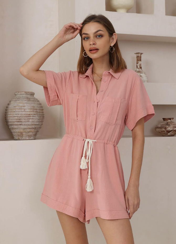 Best Seller Playsuit - Pink