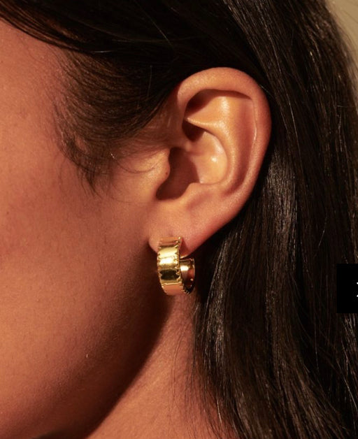 18K Gold Plated Hoops