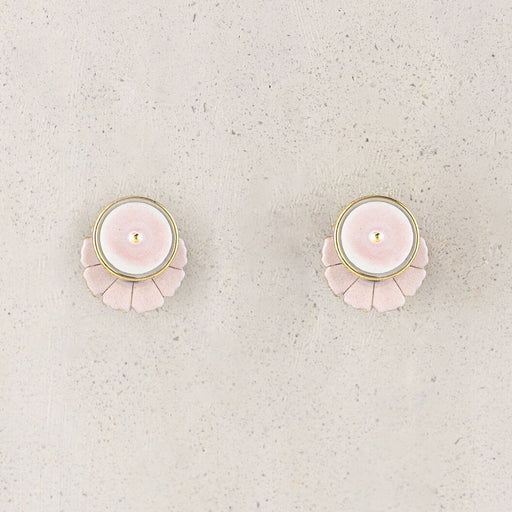 Erin Lightfoot Porcelain Studs - Nouveau - Pink Flower