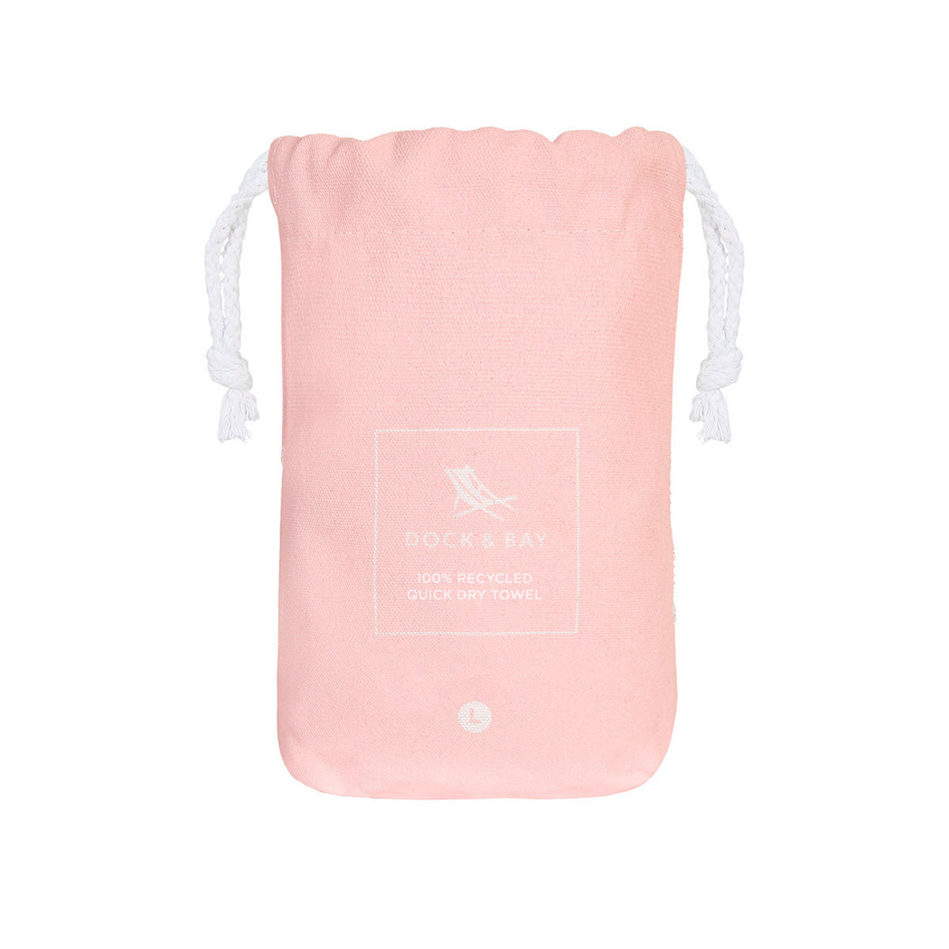 Dock & Bay 100% Recycled Towel - Fitness Towel - 160cm x 90cm PINK