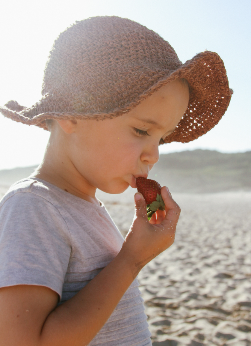 Hemp + Cotton Kids Bucket Hat - Clay